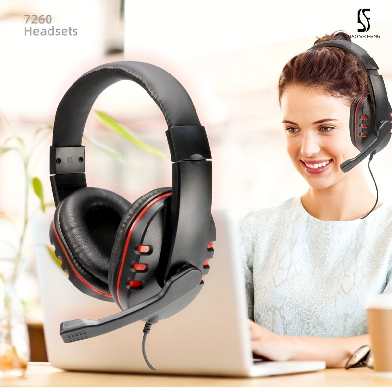 BH7260 Gaming Headset | Noise Cancelling Mic & Volume Control"asses & Competitive Play