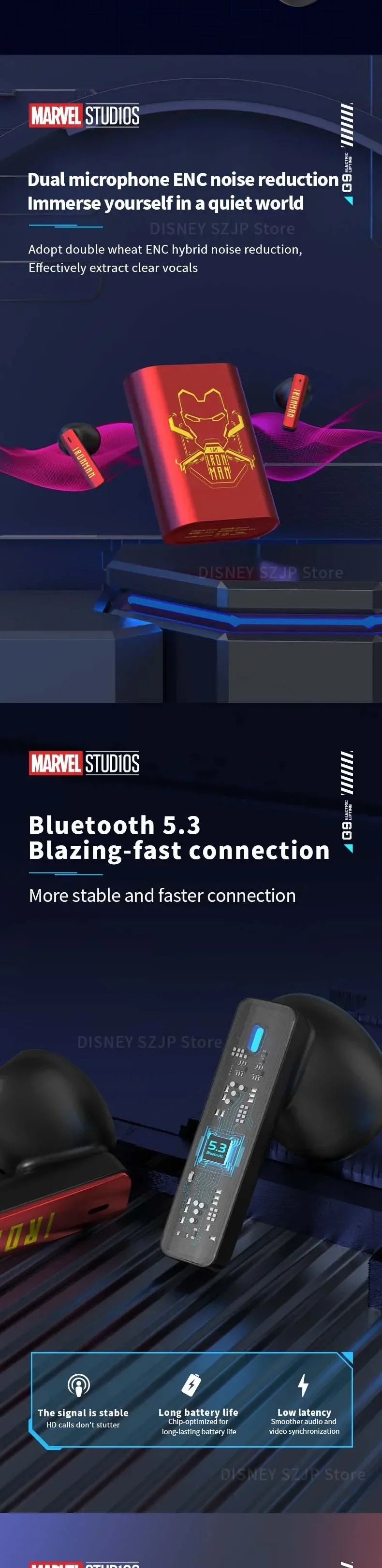 Disney Marvel G9 Bluetooth Earbud