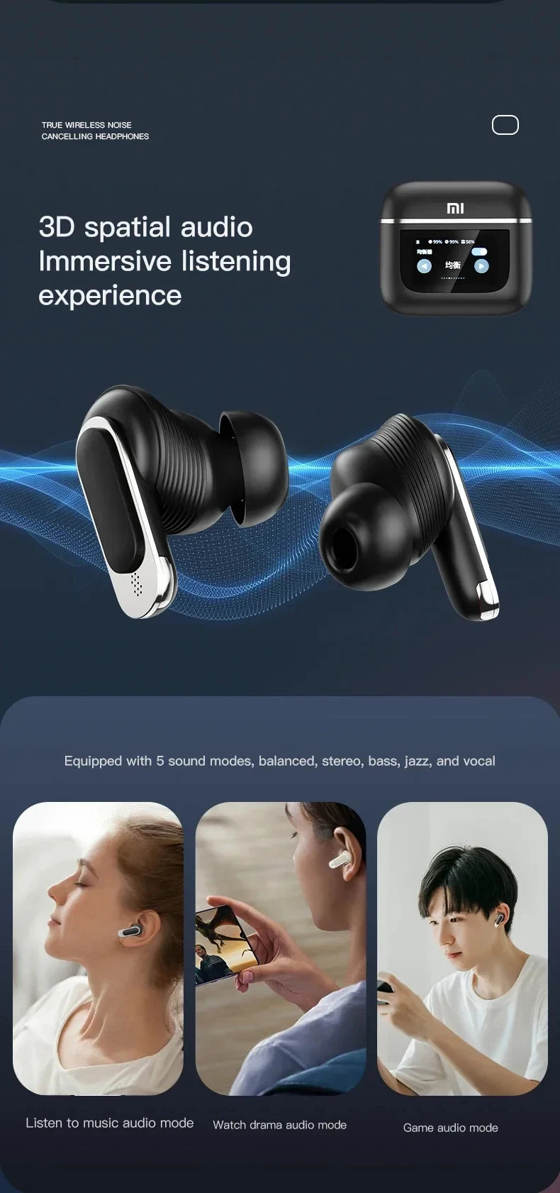 Xiaomi V8 Noise Cancelling Earbuds