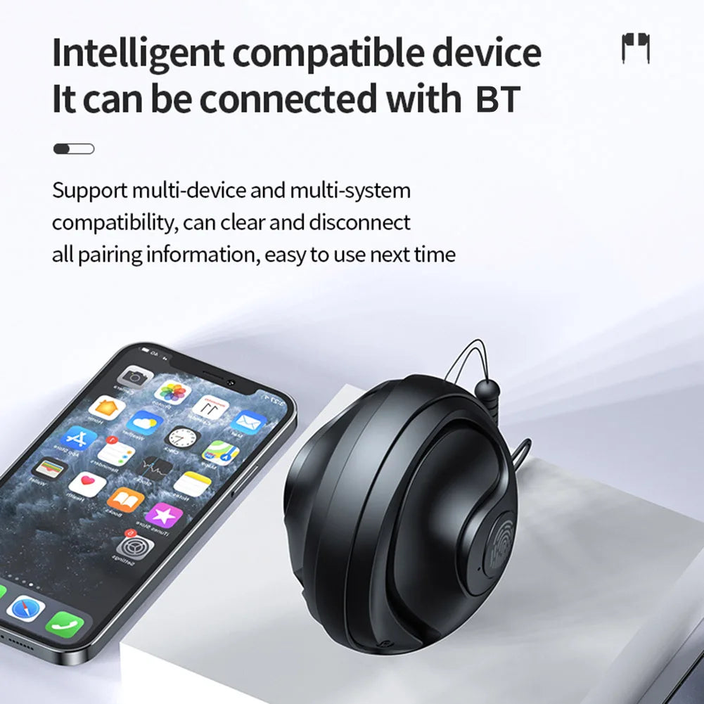 JR07 Bass Stereo Wireless Earbuds with Charging Case