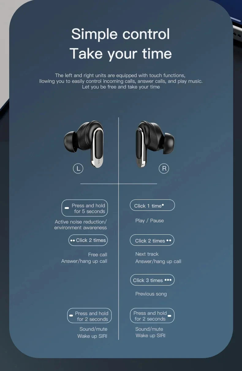 Xiaomi V8 Noise Cancelling Earbuds