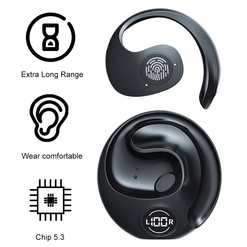 JR07 Bass Stereo Wireless Earbuds with Charging Case