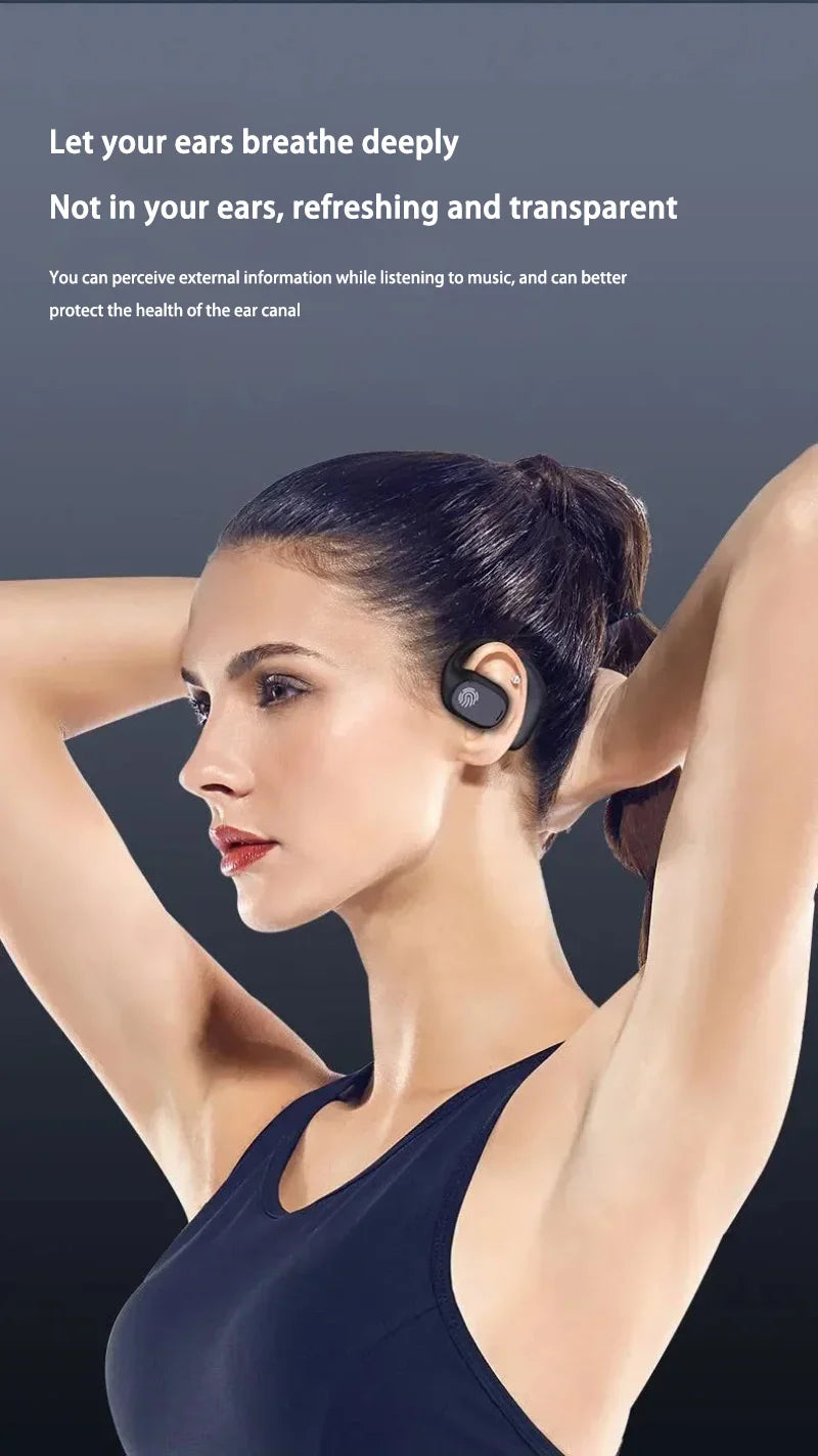 Bluetooth 5.3 Bone Conduction Sports Earbuds"