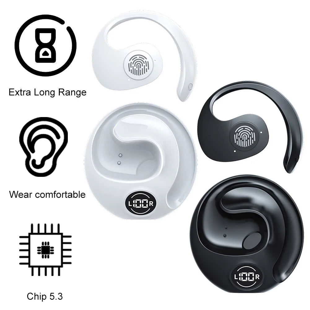 JR07 Bass Stereo Wireless Earbuds with Charging Case